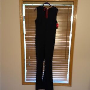 SPANX Black Sleeveless Jumpsuit